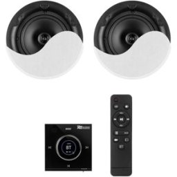 Sistema de Som Amplificado Bluetooth/USB/SD c/ 2 Colunas 6,5" (POWERLINE B50BSET) - POWER DYNAMICS