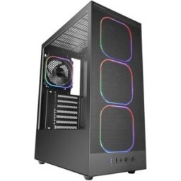 MARS-GAMING Caixa ATX MC-NEBULA Midi Tower c/ 4 Ventoinhas ARGB (Preto) - MARS GAMING