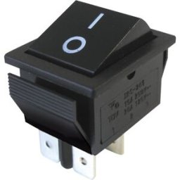 Interruptor Bipolar ON-OFF 15A - Preto
