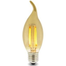 Lampada LED E14 "Filamento" 220V 4W Branco Q. 3000K 640Lm
