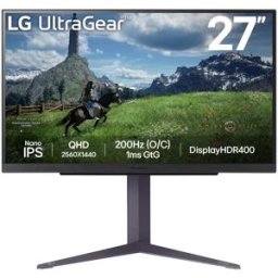 Monitor 27" 27GS85QX-B Quad HD LCD (Preto) - LG