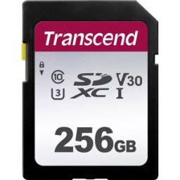 Cartão de Memória 256GB SDXC 300S Class 10 UHS-I - TRANSCEND
