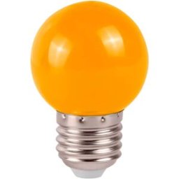 Lampada LED E27 B45 220V 1,5W 75Lm - Laranja