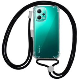 Capa p/ Xiaomi Redmi Note 12 5G / Poco X5 5G Cordão (Preto) - COOL