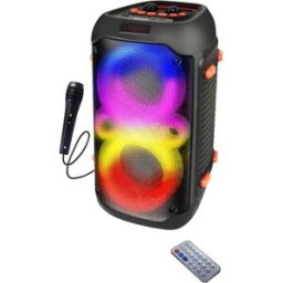 Coluna Bluetooth Portátil RGB c/ Micorfone e Rádio FM - ESPERANZA