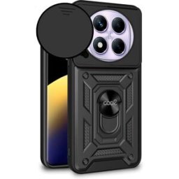 Capa p/ Xiaomi Redmi Note 14 Pro Hard Ring Preto - COOL