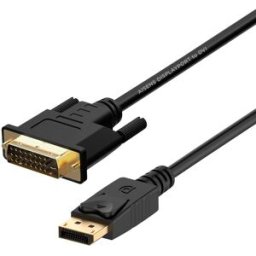Cabo Adaptador DisplayPort Macho - DVI Macho (2 mts) - AISENS
