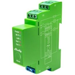 Módulo Controlador Dimmer Inteligente p/ Calha DIN 2 Canais 2x200W - Shelly Pro Dimmer 2PM