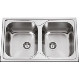 Lava Loiça Okio Plus 80 Duo 800X500mm (Aço Inoxidável Polido) - RODI
