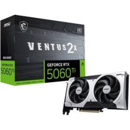 Placa Gráfica NVIDIA GeForce RTX 5060 Ti "Blackwell" Ventus 2X OC Plus 8GB GDDR7 DLSS4 - MSI