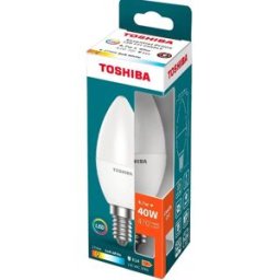 Lâmpada LED Essential Prime C37 E14 4,7W 2700K 470Lm - TOSHIBA