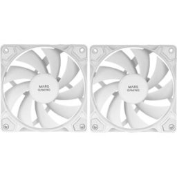 MARS-GAMING Pack 2x Ventoinhas 120mm MFPROX2 (Branco) - MARS GAMING