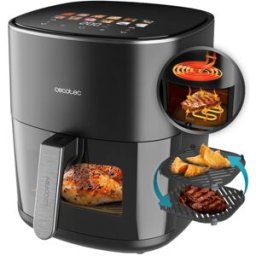 Fritadeira Air Fryer Cecofry&Grill Duoheat 6500 2200W 6,5L - CECOTEC
