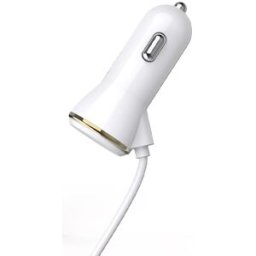 AVANTCONNECT CONNECT Carregador Isqueiro AV1083 c/ Cabo micro USB (Branco) - AVANTCONNECT