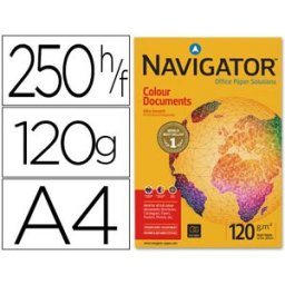 Papel Fotocopia Navigator Din A4, (250 Folhas), 120 Gr