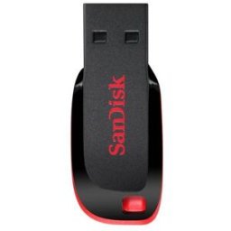 Pen Drive USB Cruzer Blade 64GB (Preto) - SANDISK
