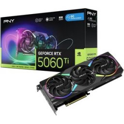 Placa Gráfica GeForce RTX 5060 Ti EPIC-X RGB OC NVIDIA 8GB GDDR7 - PNY