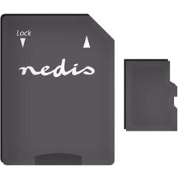 Cartão de Memória microSDHC 32GB + Adaptador SD (Classe 10) - NEDIS