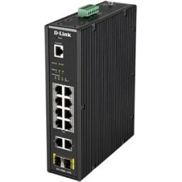 Switch Industrial de Rede 12 Portas Gerido L2 Gigabit Ethernet - D-LINK