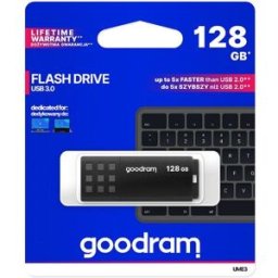 Pen Drive USB 3.0 128GB UME3 (Preto) - GOODRAM