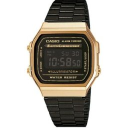 Relógio CASIO VINTAGE ICONIC (Bracelete Preto)