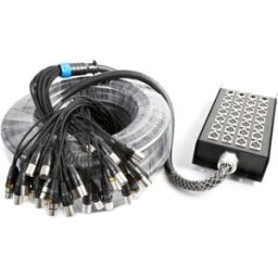 Multi-Cabos "Multicore/Stage Box" Canon (XLR) 24 Ent./4 Saíd (30 mts) - Power Dynamics CONNEX