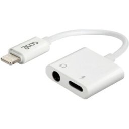 Adaptador Tomada Dupla Bluetooth 3,5 mm + Carga Lightning - COOL