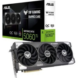 Placa Gráfica NVIDIA GeForce RTX 5060 Ti "Blackwell" TUF Gaming OC 16GB GDDR7 DLSS4 - ASUS