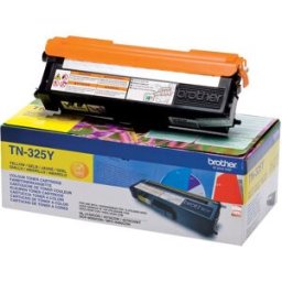 Brother TN-325Y Cartucho 3500páginas Amarelo tóner e tinteiro a laser