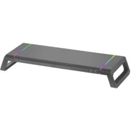 MARS-GAMING Base MGS-ONE Premium Stand Chroma RGB p/ Monitores (Preto) - MARS GAMING