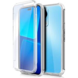 Capa Silicone 3D p/ Xiaomi 13 Lite (Transparente Frontal + Traseira) - COOL