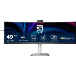Monitor 48,8" 49B2U5900CH/00 LED Dual QHD LCD (Preto) - PHILIPS