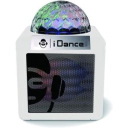 Coluna Portátil Bluetooth c/ Efeitos de LED (Branco) - iDance