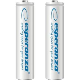 Blister 2x Pilhas Recarregáveis Ni-MH AAA 1000mAh - ESPERANZA