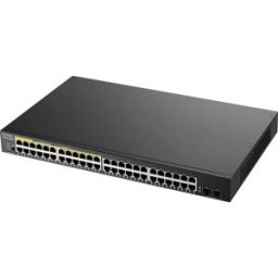 Switch de Rede GS1900-48HPv2 Gerenciado L2 Gigabit Ethernet (10/100/1000) (PoE) Preto - ZYXEL