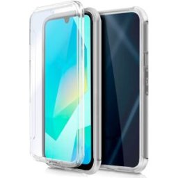 Capa de Silicone 3D para Samsung A165 Galaxy A16 / A16 5G (transparente frente + verso) - COOL