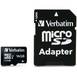 Cartão de Memória MicroSDXC Premium 16GB Class 10 - VERBATIM