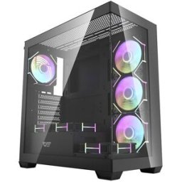 Caixa ATX DS900 + 7 Ventoinhas ARGB (Preto) - DARKFLASH
