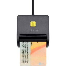 Leitor de Cartões Inteligente DNI 2.0 (Preto) - AISENS
