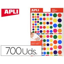 Figuras Apli Auto Adesivas Formas Sortidas Multicolor Blister de 6 Folhas