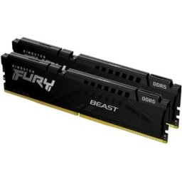 Memória RAM Fury Beast 32GB (2x16GB) DDR5-5200MHz CL40 (Preta) - KINGSTON