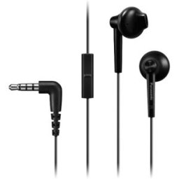 Auriculares RP-TCM55E c/ Fios (Preto) - PANASONIC