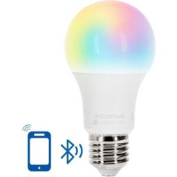 AIGOSTAR Lâmpada LED Inteligente E27 A60 Mesh Bluetooth 220V 9W RGB + 2700K~6500K 806Lm