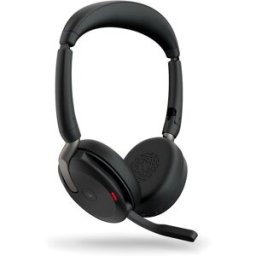 Auscultadores Headset Bluetooth Evolve2 65 Flex + Base de Carregamento (Preto) - JABRA