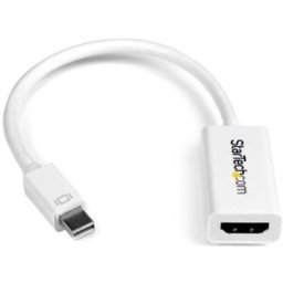 Adaptador de Vídeo MDP2HD4KSW Mini DisplayPort Macho - HDMI Fêmea (15 cm) Branco - STARTECH