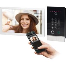 Video Porteiro 10" Touch c/ Código de Acesso/Impressão Digital/Leitor de Proximidade - ORNO