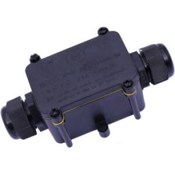 Ligador Estanque c/ Caixa (3 Pinos) 2 Vias 1.0~2.5mm2 IP68 p/ Instalações Eléctricas Exteriores