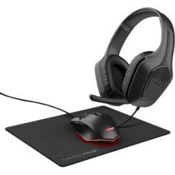Pack Gaming "3-EM-1" Auscultadores Headset Gaming + Rato Gaming + Tapete GXT 790 - TRUST