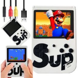 Consola Portátil Sup Game Box c/ 400 Jogos e Ligação à TV (Branco)