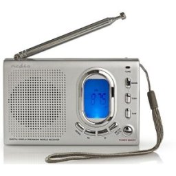 Rádio Despertador Portátil AM/FM/SW Digital - NEDIS